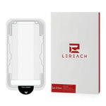 LEREACH For iPhone 17e / 16e Tempered Glass Full Screen Protector Anti-Fingerprint Film with Dust-Free Installation Tool