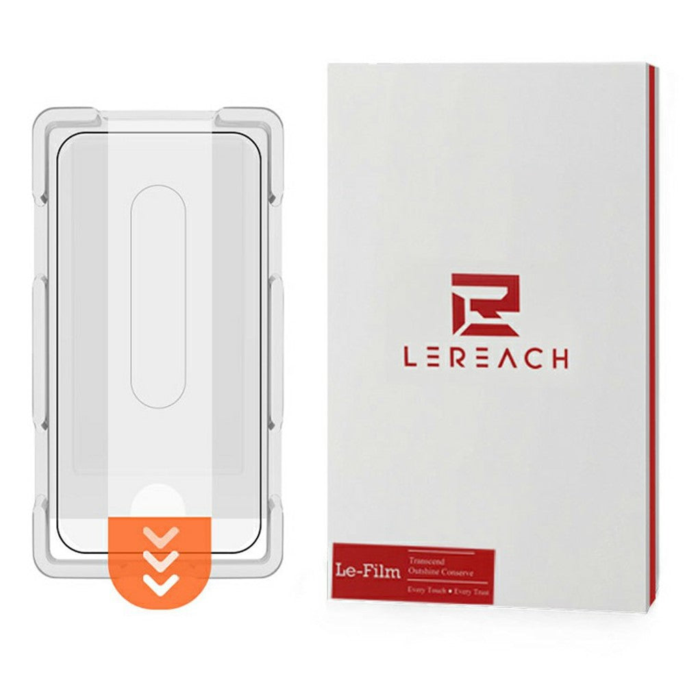 LEREACH For Xiaomi Poco F8 Pro 5G / Redmi K90 5G Tempered Glass Full Screen Protector Anti-Fingerprint Film with Dust-Free Installation Tool