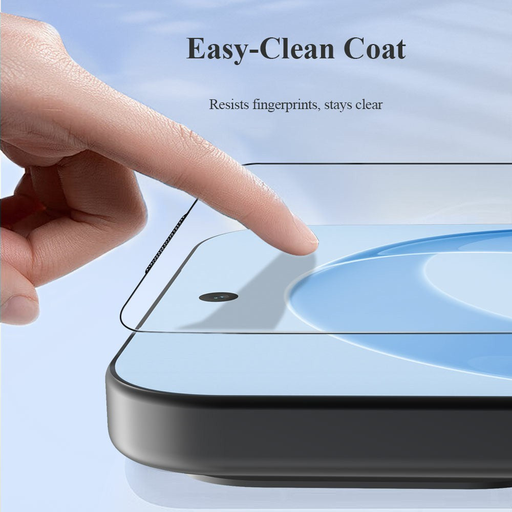 LEREACH For Xiaomi Poco F8 Pro 5G / Redmi K90 5G Tempered Glass Full Screen Protector Anti-Fingerprint Film with Dust-Free Installation Tool
