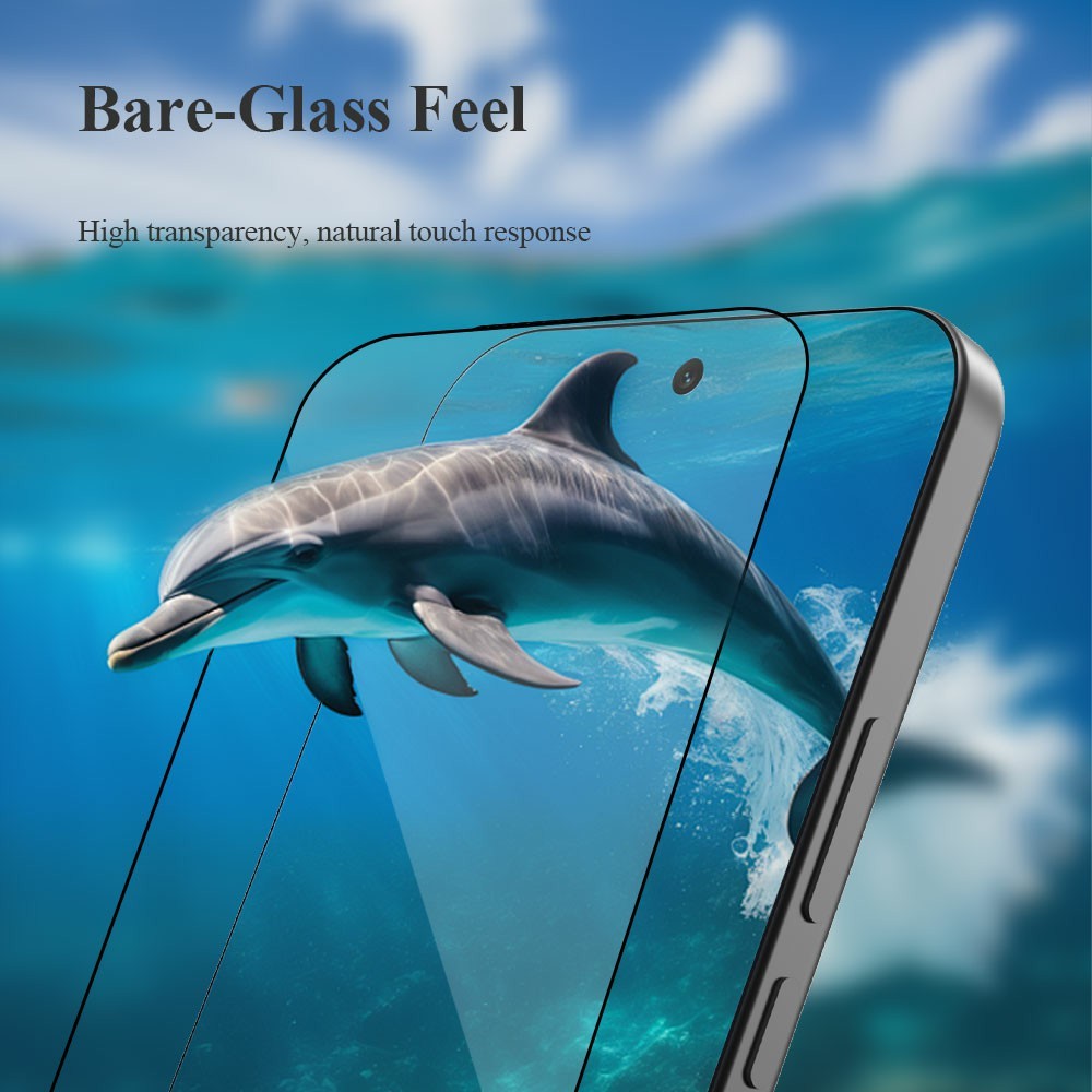 LEREACH For Xiaomi Poco F8 Pro 5G / Redmi K90 5G Tempered Glass Full Screen Protector Anti-Fingerprint Film with Dust-Free Installation Tool