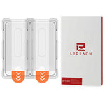 LEREACH 2Pcs For Xiaomi Poco F8 Ultra / Redmi K90 Pro Max 5G Tempered Glass Full Screen Protector Anti-Fingerprint Film with Dust-Free Installation Tool