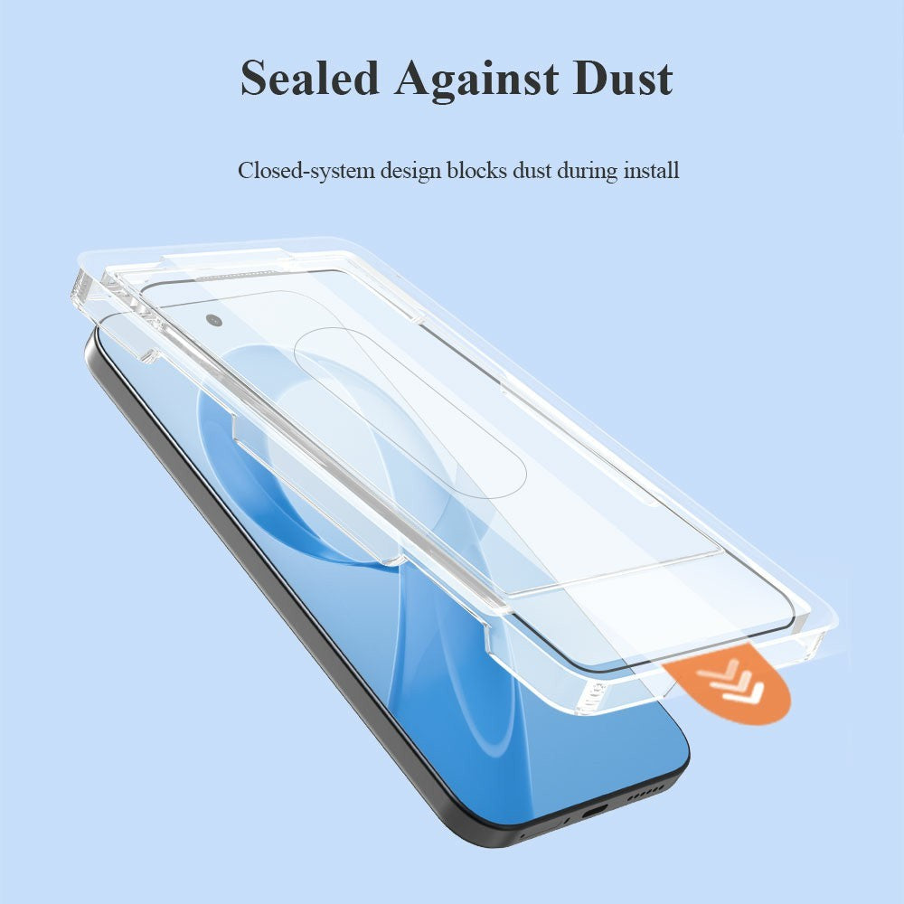 LEREACH 2Pcs For Xiaomi Poco F8 Ultra / Redmi K90 Pro Max 5G Tempered Glass Full Screen Protector Anti-Fingerprint Film with Dust-Free Installation Tool