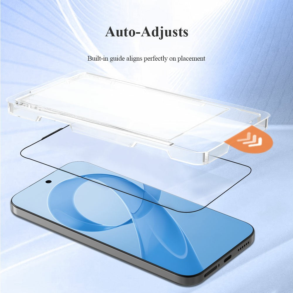 LEREACH 2Pcs For Xiaomi Poco F8 Ultra / Redmi K90 Pro Max 5G Tempered Glass Full Screen Protector Anti-Fingerprint Film with Dust-Free Installation Tool