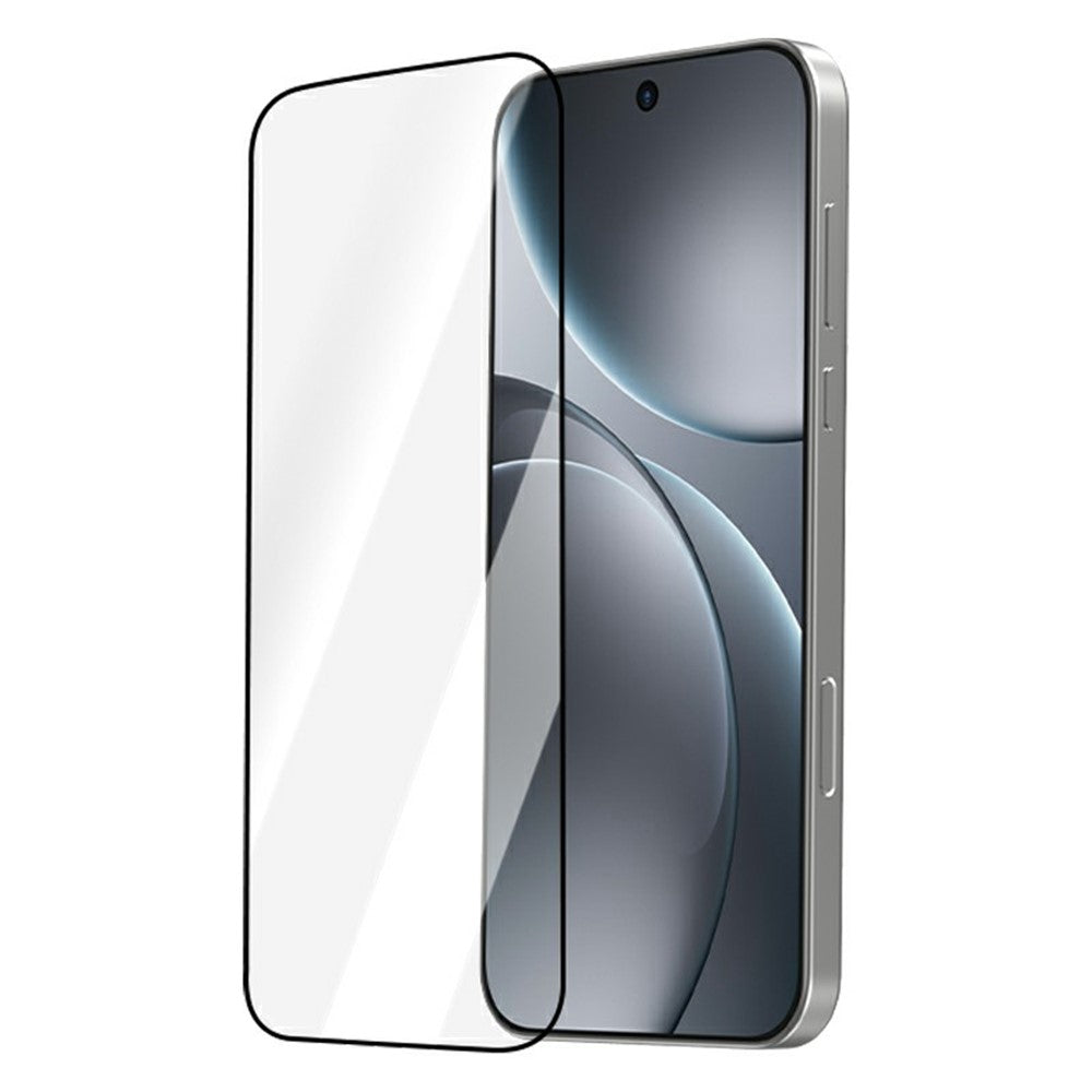 LEREACH til Oppo Find X9 Pro 5G, hærdet glas-skærmbeskyttelse i fuld størrelse, fingeraftryksafvisende film med støvfri installationsværktøj