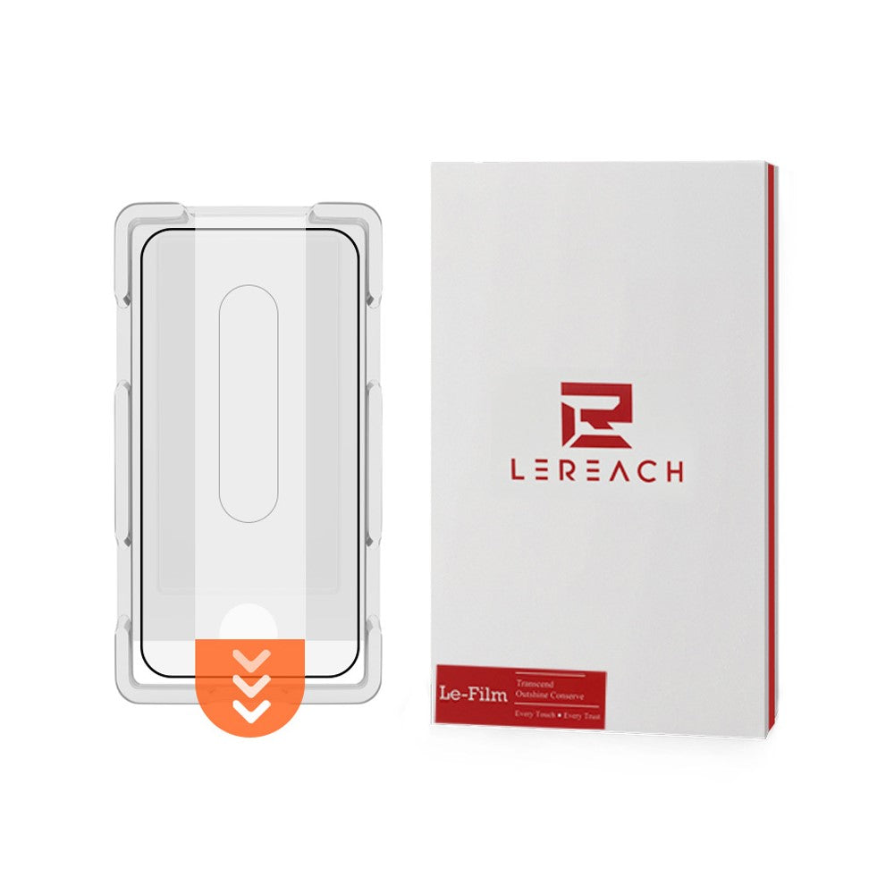 LEREACH För Oppo Find X9 Ultra 5G Härdat Glas Helskärmsskydd Anti-Fingeravtrycksfilm med Dammfritt Installationsverktyg