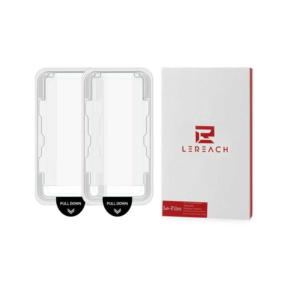 LEREACH 2 st. för Oppo Find X9 Ultra 5G härdat glas helskärmsskydd anti-fingeravtrycksfilm med dammfritt installationsverktyg