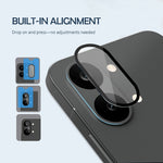 LEREACH 2 st för Xiaomi Redmi Turbo 5 Max 5G Härdat Glas Kameralinsskydd Ultratunn Heltäckande Osynlig Linsfilm