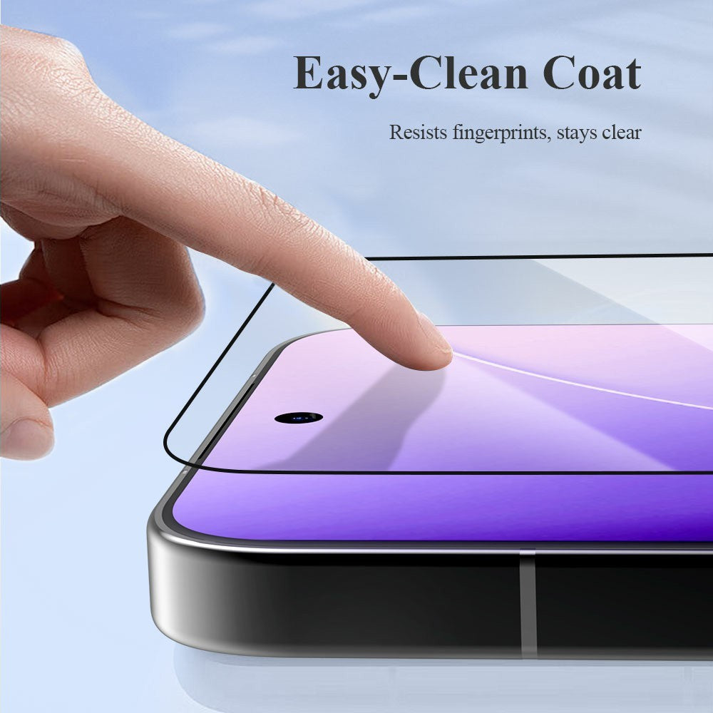 LEREACH 2 st. hærdet glas til Xiaomi Redmi Turbo 5 Max 5G, fuldskærmbeskyttelse med anti-fingeraftryksfilm og støvfri installationsværktøj