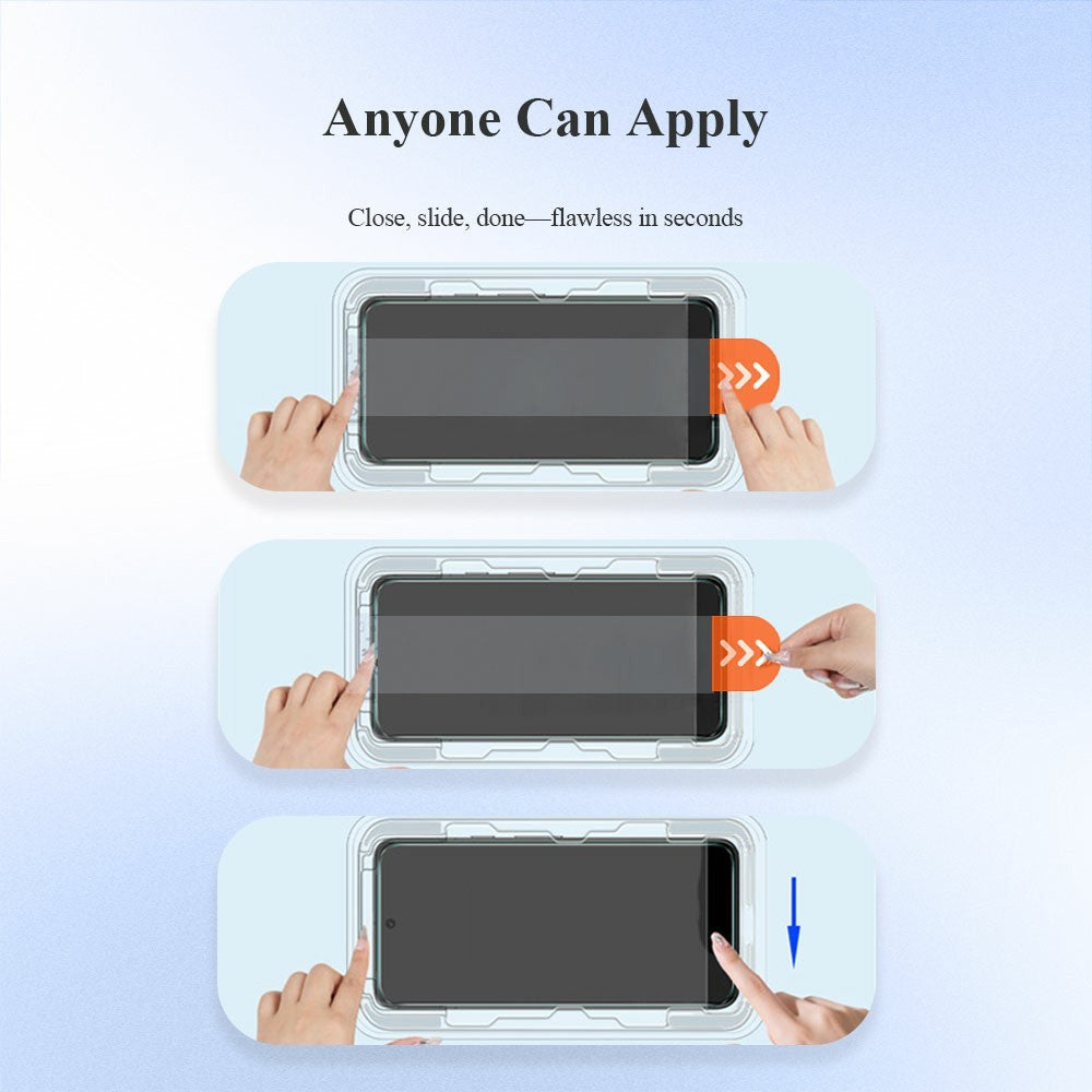 LEREACH For Honor Magic8 5G Tempered Glass Full Screen Protector Anti-Fingerprint Film with Dust-Free Installation Tool