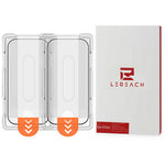 LEREACH 2Pcs For Honor Magic8 5G Tempered Glass Full Screen Protector Anti-Fingerprint Film with Dust-Free Installation Tool
