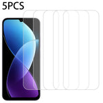 5Pcs For Xiaomi Redmi R70 5G Front Screen Protector 0.3mm 2.5D Tempered Glass Film, Not Full Covering
