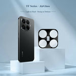 LEREACH För Xiaomi 15T Kameralinsskydd 0,3 mm Ultratunn Heltäckande Härdat Glaslinsfilm