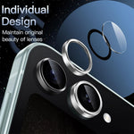 Hat Prince for Samsung Galaxy Z Flip8 Camera Lens Protector ENKAY HAT PRINCE Metal Ring Lens Film