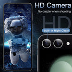Hat Prince for Samsung Galaxy Z Flip8 Camera Lens Protector ENKAY HAT PRINCE Metal Ring Lens Film