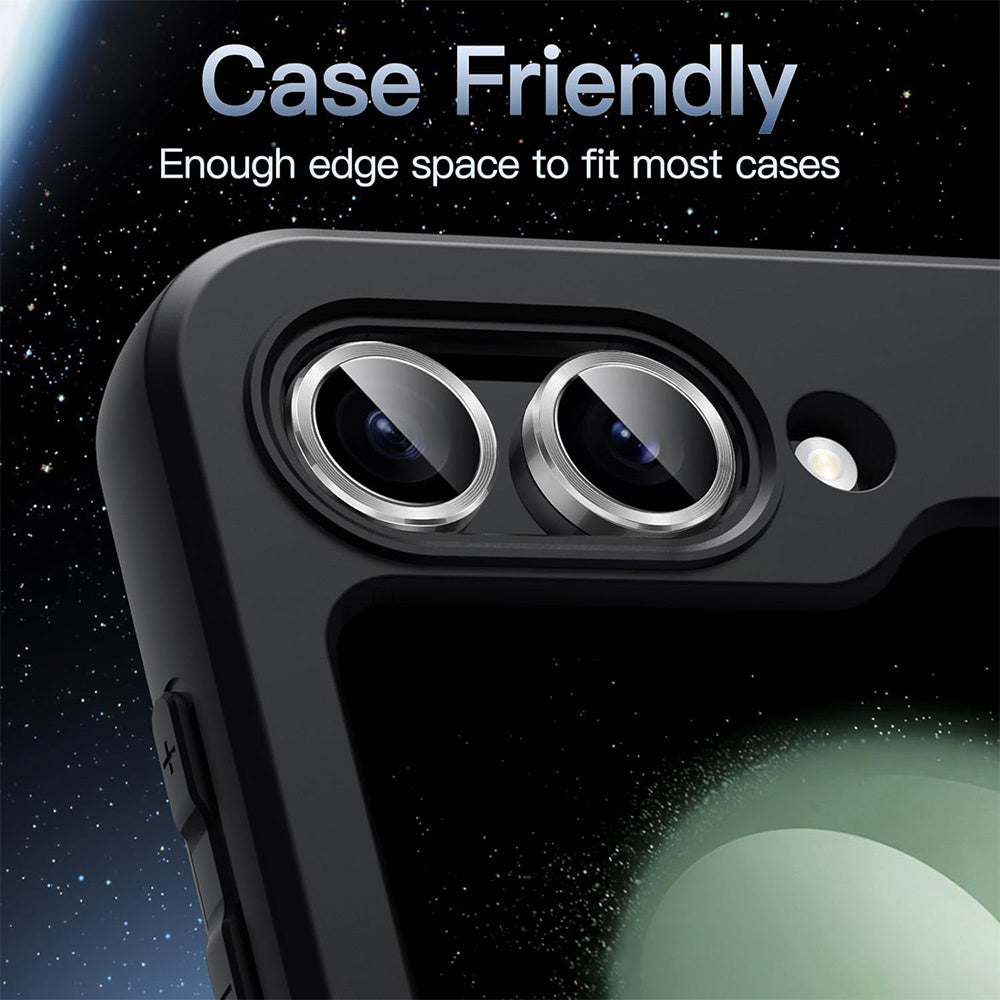 Hat Prince for Samsung Galaxy Z Flip8 Camera Lens Protector ENKAY HAT PRINCE Metal Ring Lens Film