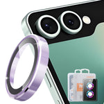 Hat Prince for Samsung Galaxy Z Flip8 Camera Lens Protector ENKAY HAT PRINCE Metal Ring Lens Film