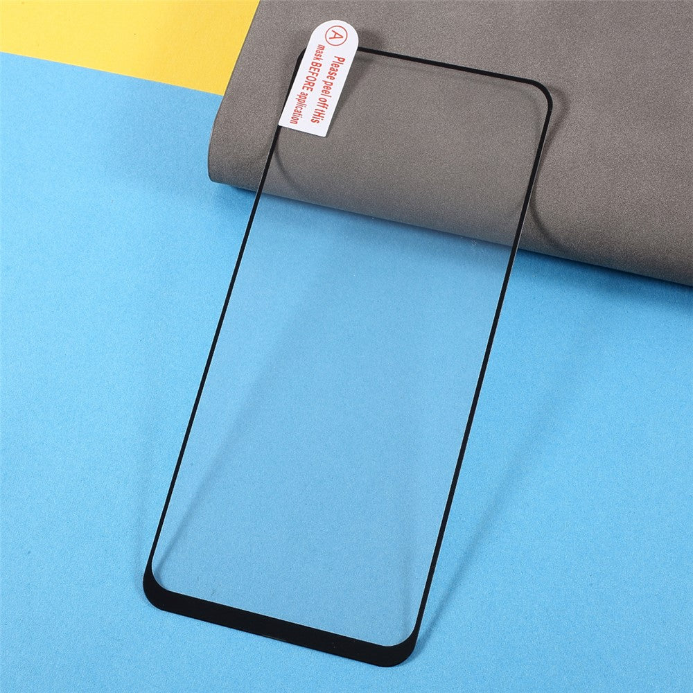 For Xiaomi Redmi A7 Pro 4G (171.56mm) Full Screen Protector Full Glue Silk Printing Tempered Glass Screen Film