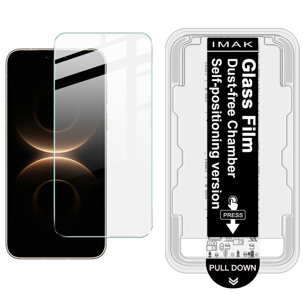 IMAK For Huawei Mate 80 Pro Max Wind Tempered Glass Screen Protector with Dust-free Installation Tool (Fingerprint Unlock) (Not Complete Coverage)