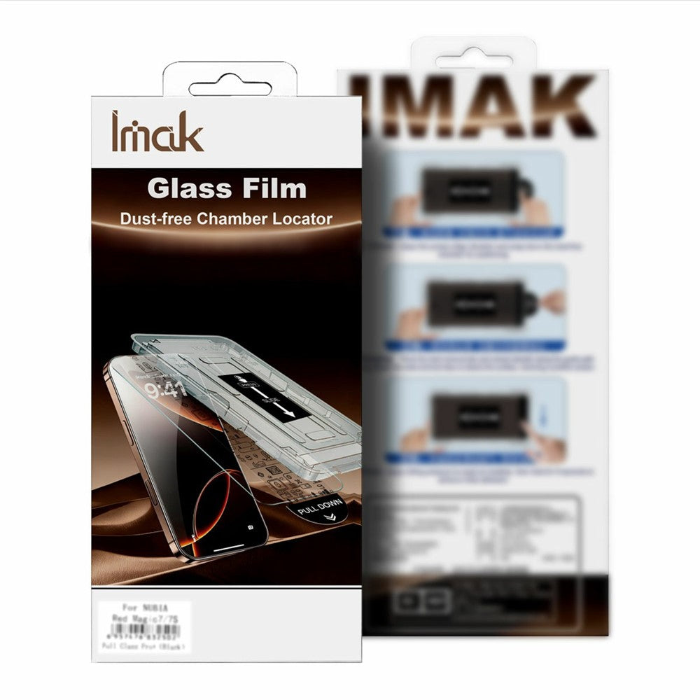 IMAK For Huawei Mate 80 Pro Max Wind Tempered Glass Screen Protector with Dust-free Installation Tool (Fingerprint Unlock) (Not Complete Coverage)
