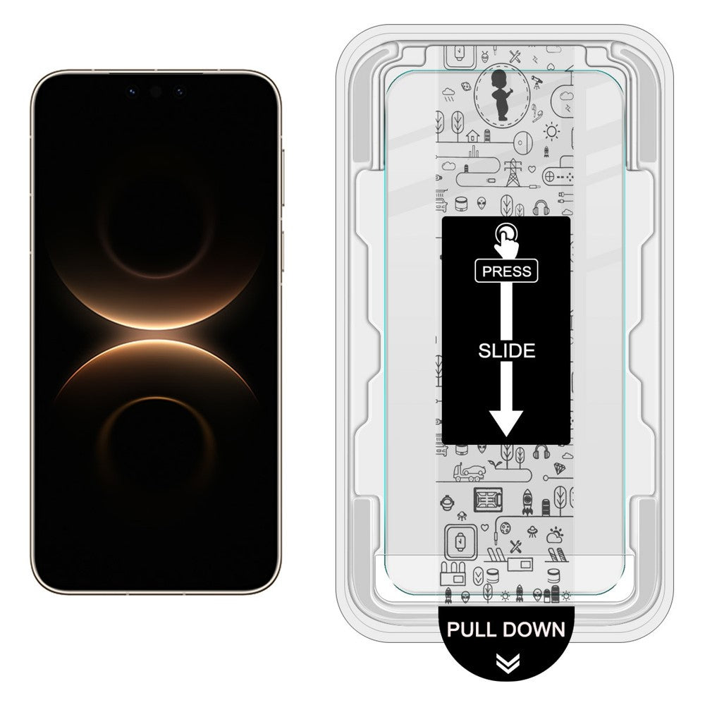 IMAK For Huawei Mate 80 Pro Max Wind Tempered Glass Screen Protector with Dust-free Installation Tool (Fingerprint Unlock) (Not Complete Coverage)