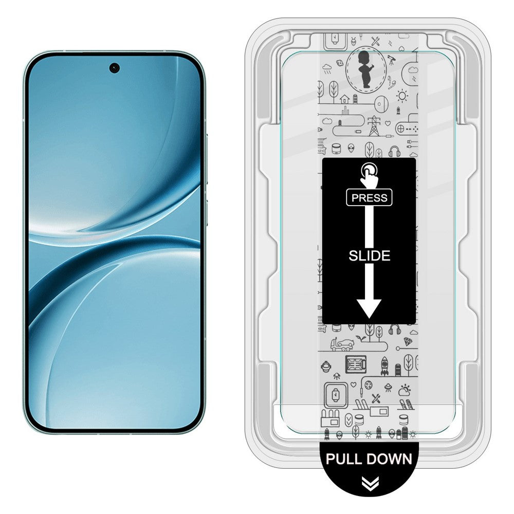 IMAK H Series For Xiaomi Poco X8 Pro 5G / Redmi Turbo 5 5G Tempered Glass Screen Protector Easy Installation Film with Auto Dust-Remove Tool