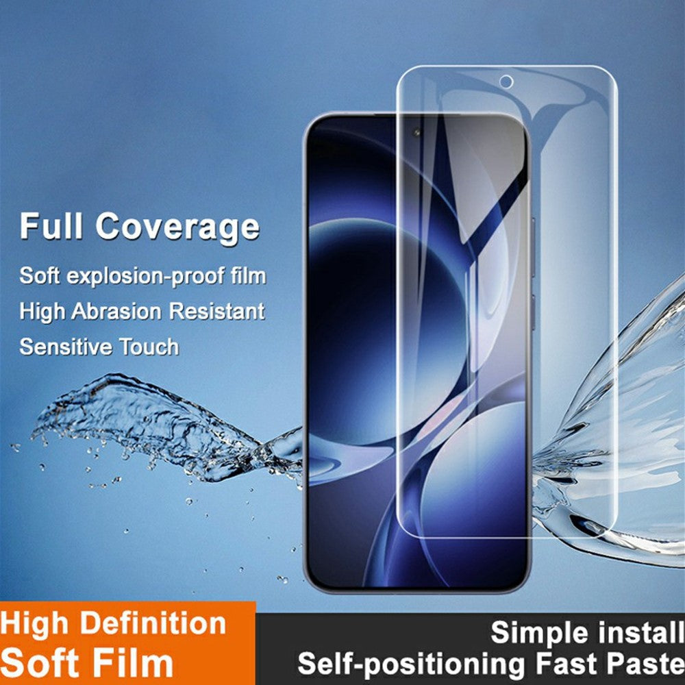 IMAK Hydrogel Film 4th For Xiaomi 17T Pro / Redmi K90 Max 5G / K90 Ultra 5G / K80 Ultra 5G Full Screen Protector Ultra Clear Full Glue Soft TPU Film (Fingerprint Unlock)