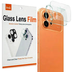 IMAK For Honor 600 5G Tempered Glass Full Cover Camera Lens Protector + Acrylic Lens Cap