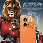IMAK For Honor 600 5G Tempered Glass Full Cover Camera Lens Protector + Acrylic Lens Cap