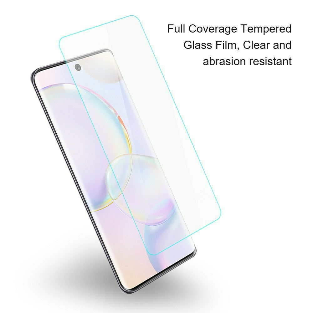 AMORUS For Honor 600 5G / 600 Pro 5G Skærmbeskytter af højt aluminium-siliciumglasfilm, Anti-ridse 2.5D Buet Kant, IKKE Fuld Dækning