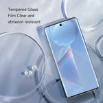 AMORUS For Honor 600 5G / 600 Pro 5G Skærmbeskytter af højt aluminium-siliciumglasfilm, Anti-ridse 2.5D Buet Kant, IKKE Fuld Dækning