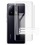 IMAK 2 st/set för Xiaomi 13 Pro 5G Hydrogelfilm III HD genomskinligt bakskydd Slitstarkt reptåligt mjukt TPU-bakskydd