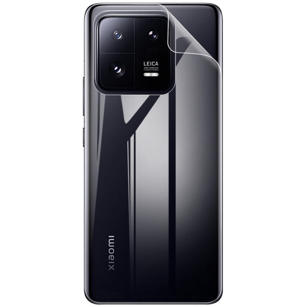IMAK 2 st/set för Xiaomi 13 Pro 5G Hydrogelfilm III HD genomskinligt bakskydd Slitstarkt reptåligt mjukt TPU-bakskydd