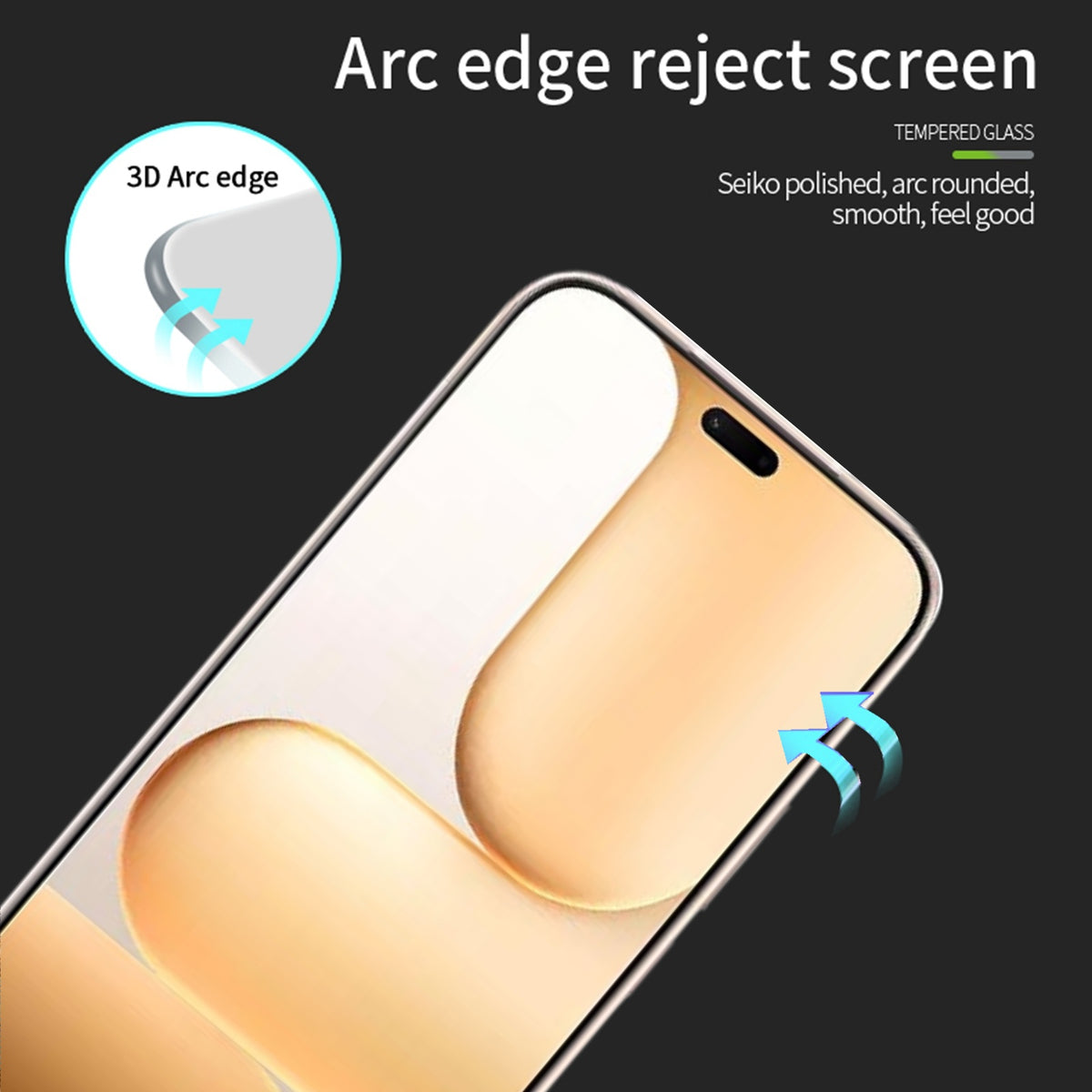 Mofi for Honor X80i 5G / Honor 600 Lite 5G Screen Protector MOFI 9H 3D Curved Full Glue Full Coverage Tempered Glass Film