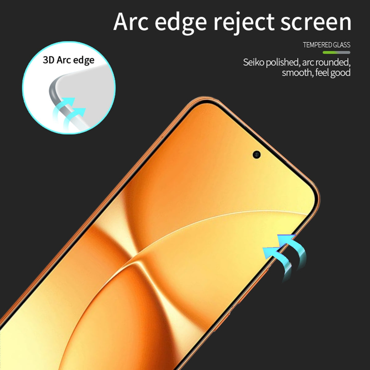 PINWUYO för Xiaomi Poco X8 Pro 5G / Xiaomi Redmi Turbo 5 5G Härdat Glasfilm Explosionssäker 9H 3D Helklibbigt Skärmskydd