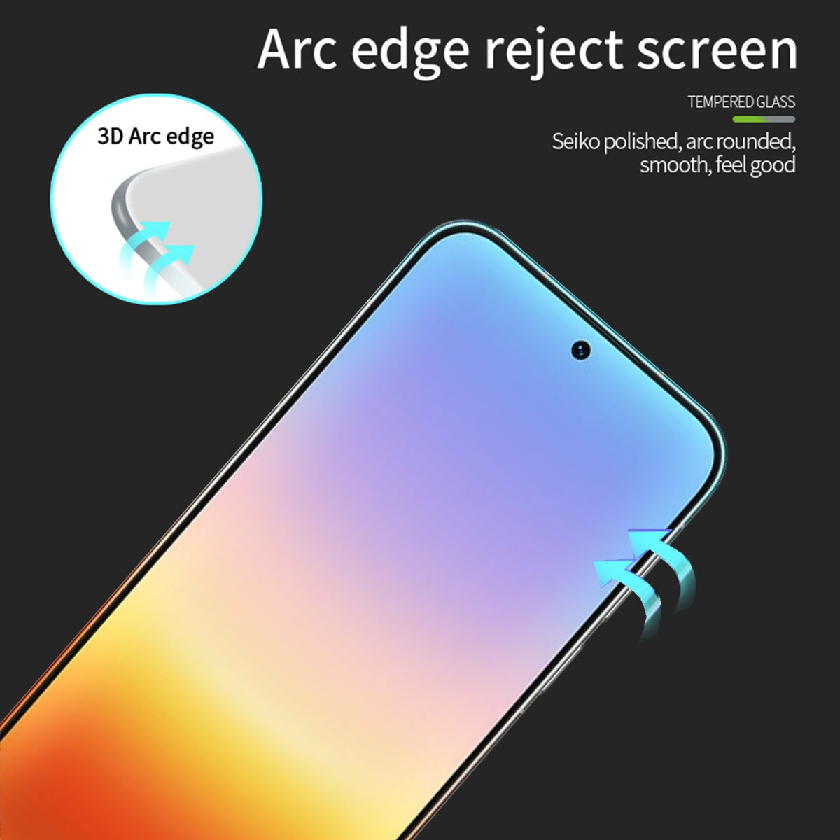 PINWUYO för Huawei Pura 90 Pro Max Härdat Glasfilm Explosionssäker 9H 3D Helklibbigt Skärmskydd