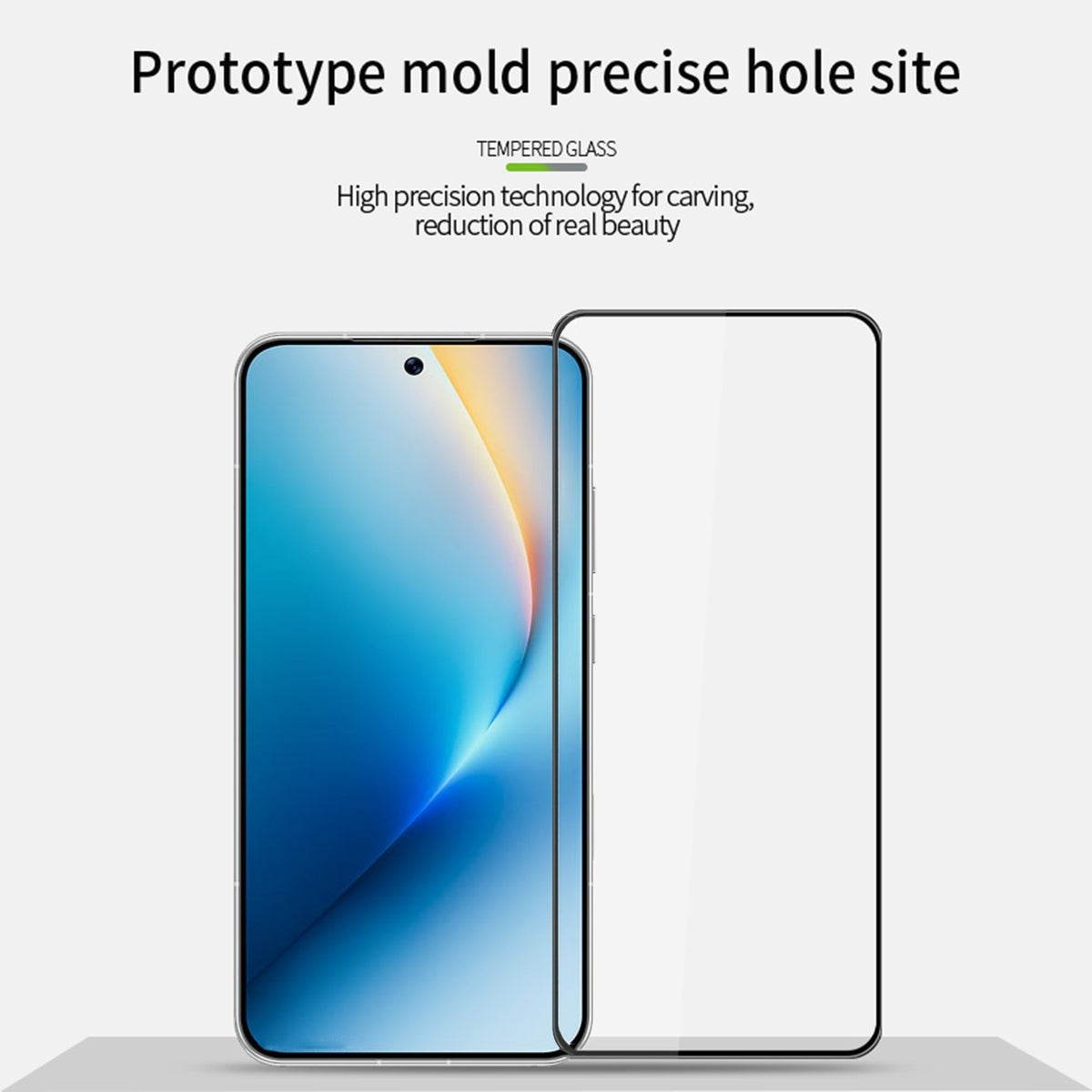 Mofi til Honor Win RT 5G / Honor Win 5G Skærmbeskytter MOFI 9H 3D Buet Fuld Lim Fuld Dækning Hærdet Glasfilm