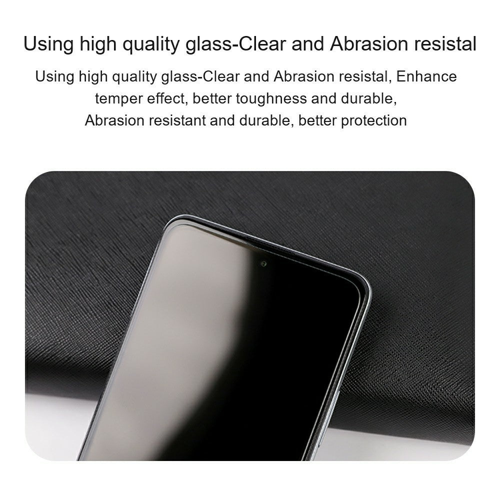 AMORUS For Xiaomi 17T High Aluminum-silicon Glass Film Anti-Scratch 2.5D Arc Edge Screen Protector, NOT Complete Covering