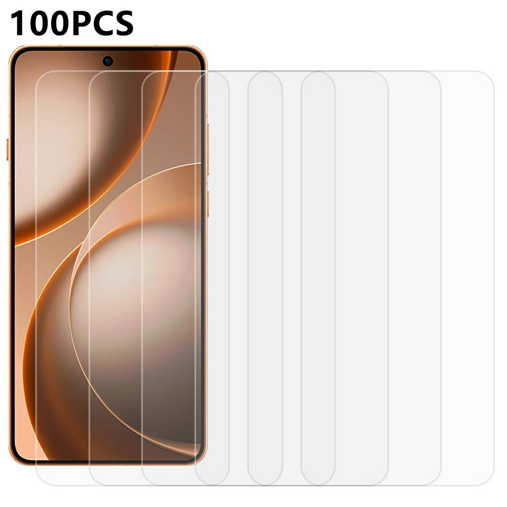 100 st. för Oppo Find X9 Ultra 5G skärmskydd helhäftande reptålig härdad glasfilm (inte komplett täckning) (ingen förpackning, med våtservetter, dammuppsamlare, guideklistermärke)