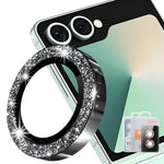 HAT PRINCE för Samsung Galaxy Z Flip8 Kameralinsskydd ENKAY Hat-Prince Glitterdekor Härdat Glas Linsfilm