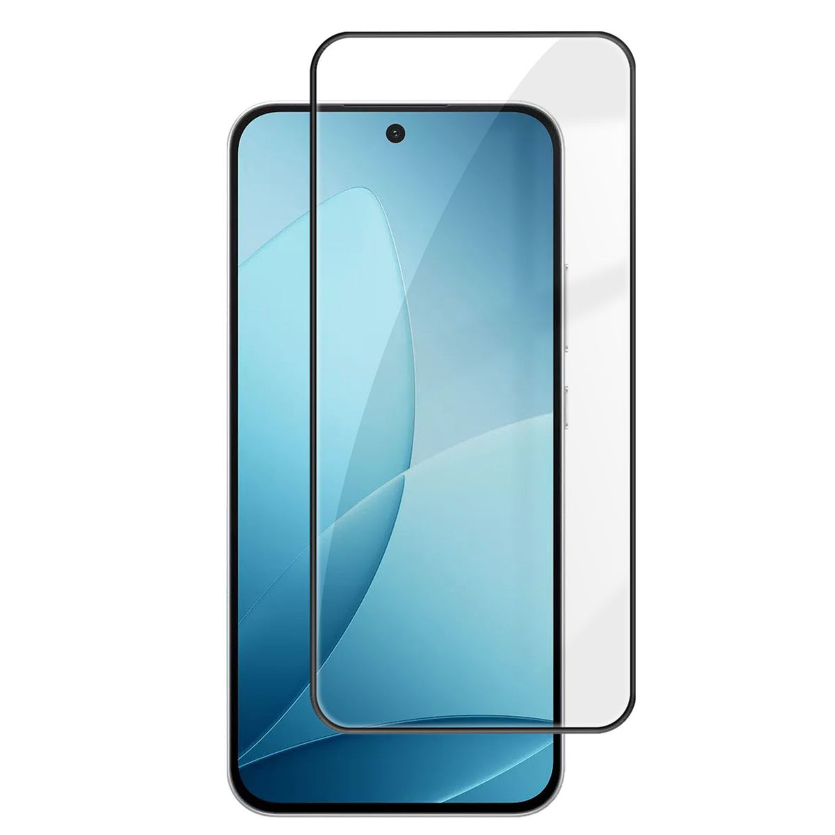 For Oppo F33 Pro 5G HD Full Screen Protector Silk Printing Black Edge High Aluminium-silicon Glass Film
