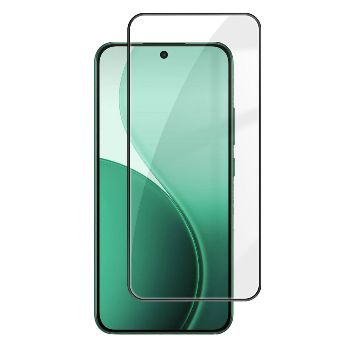 For Oppo F33 5G HD Full Screen Protector Silk Printing Black Edge High Aluminum-silicon Glass Film