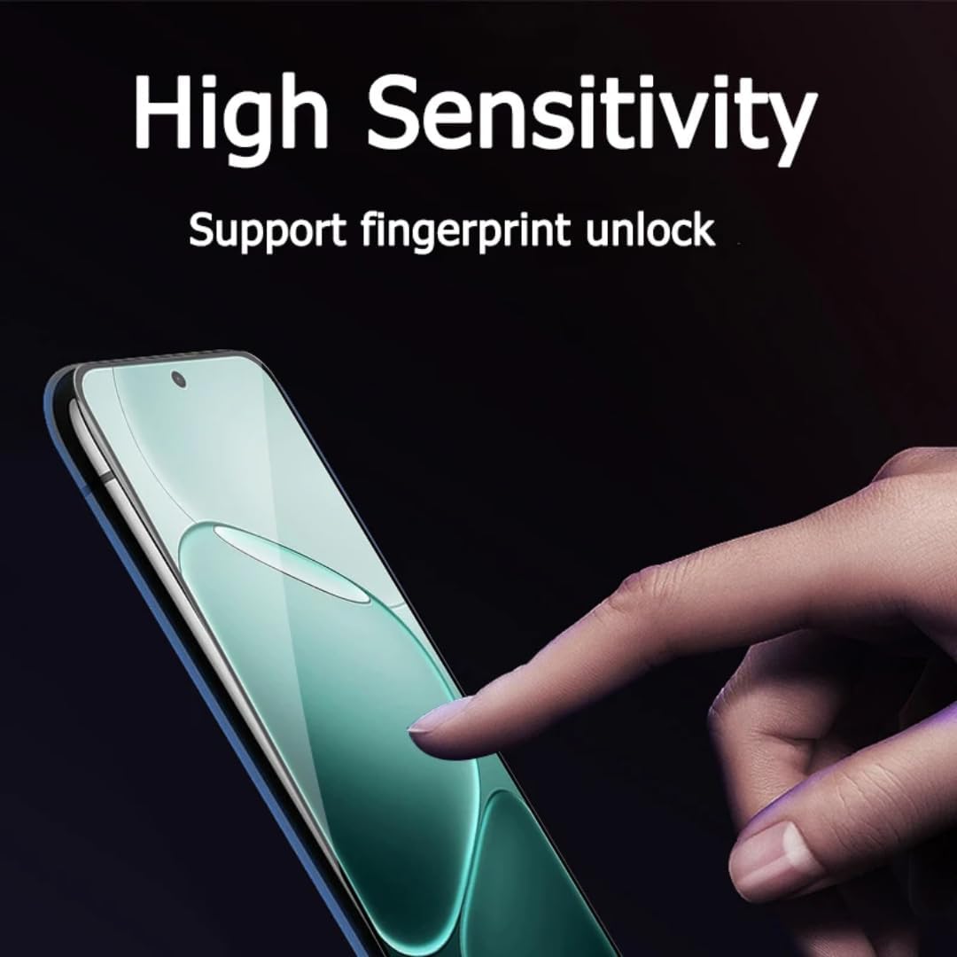 For Oppo F33 5G HD Full Screen Protector Silk Printing Black Edge High Aluminum-silicon Glass Film