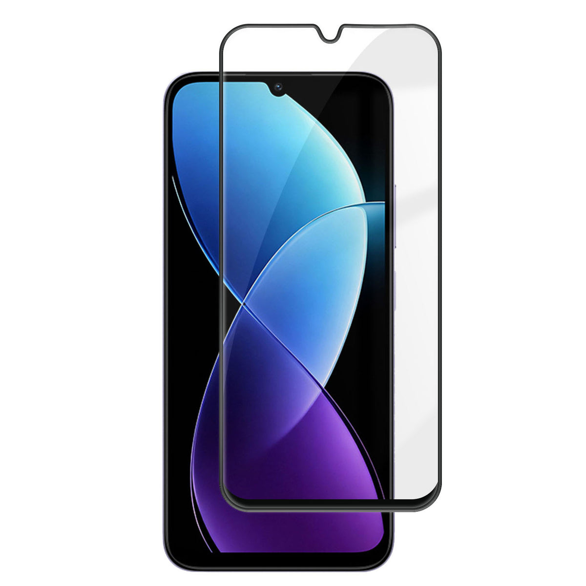 For Xiaomi Redmi R70m 5G HD Full Screen Protector Silk Printing Black Edge High Aluminium-silicon Glass Film