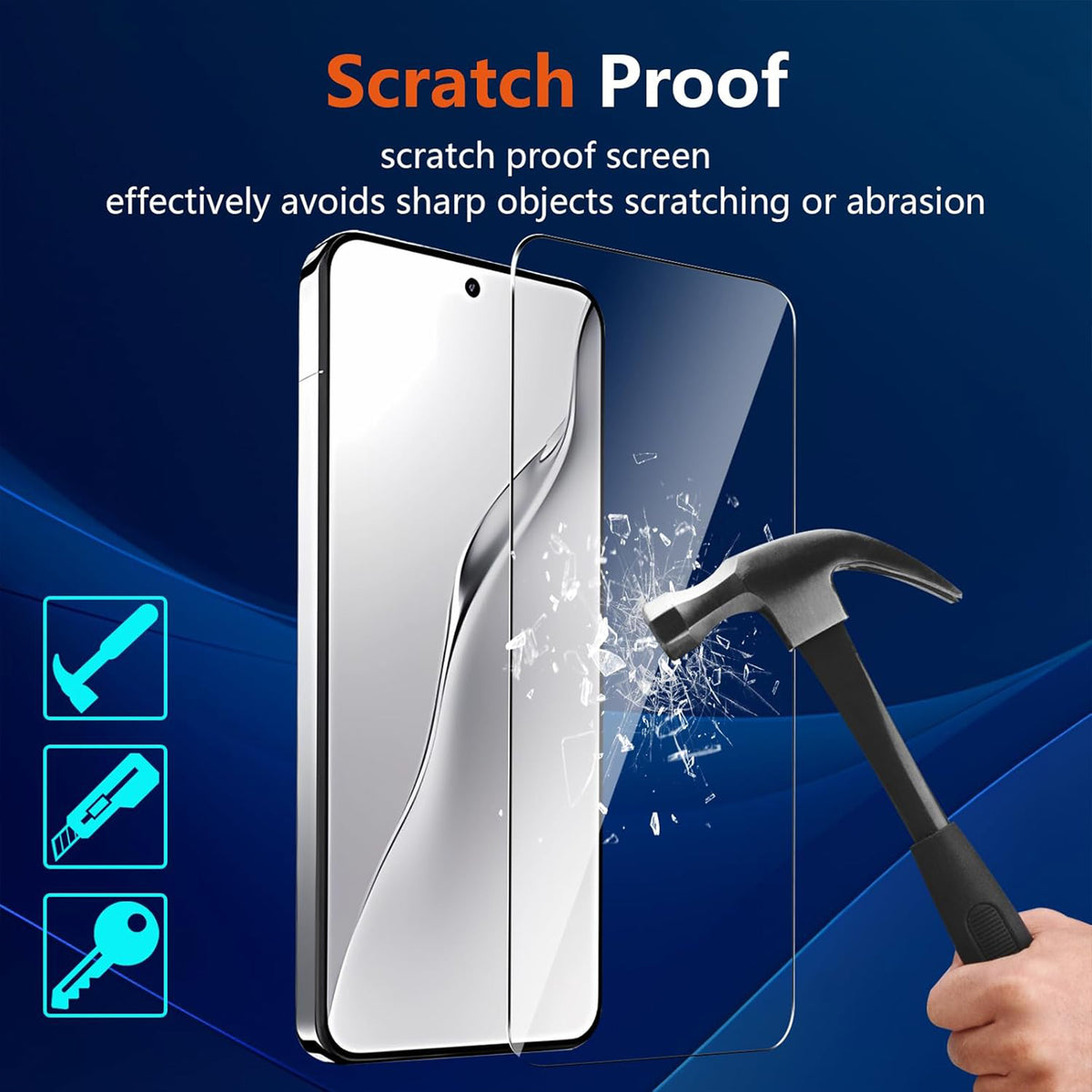 For Xiaomi Redmi R70m 5G HD Full Screen Protector Silk Printing Black Edge High Aluminium-silicon Glass Film