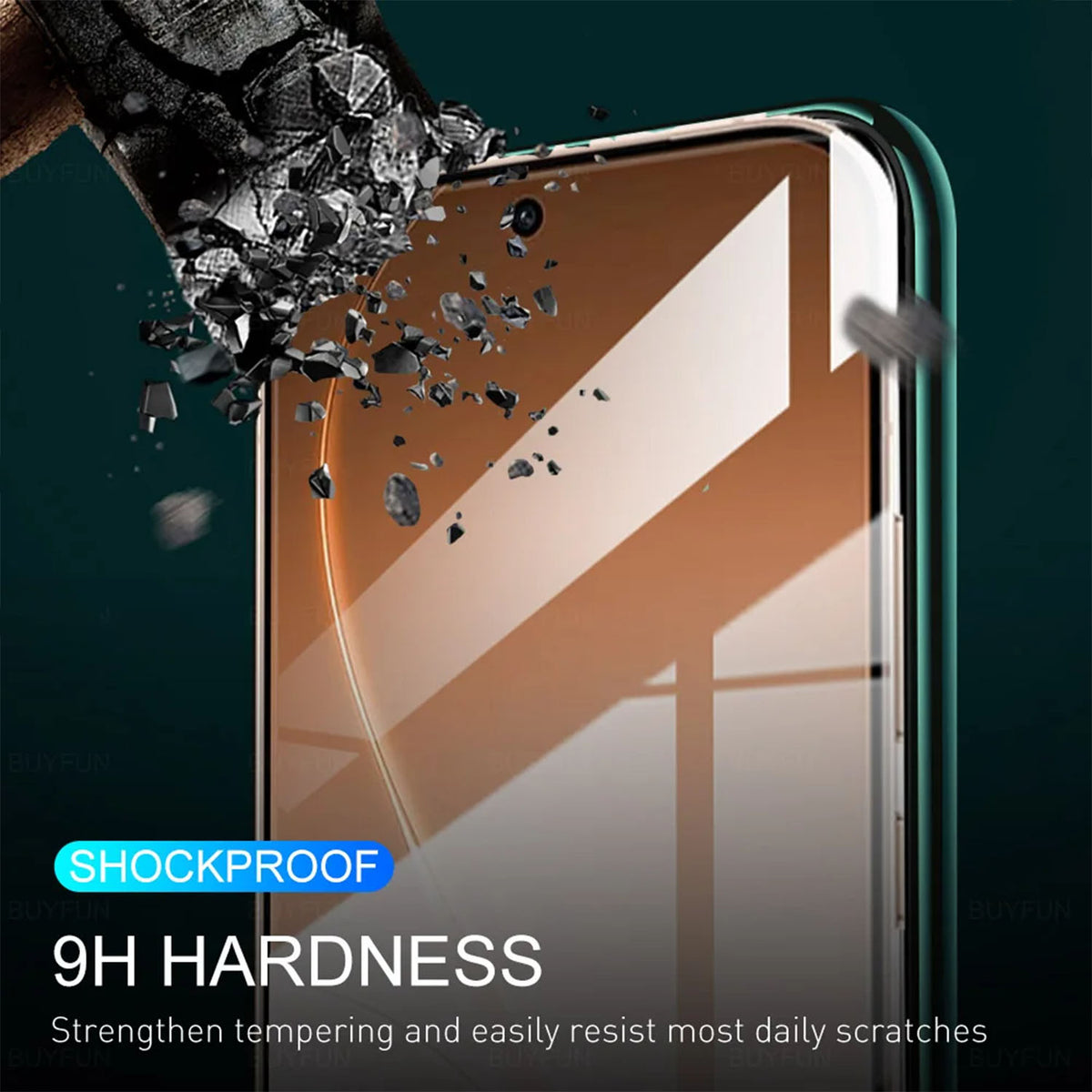 For Oppo F33 Pro 5G 10Pcs HD Screen Protector High Aluminium-silicon Anti-fingerprint Tempered Glass Film (Not Complete Covering)