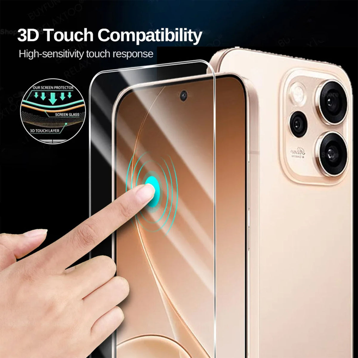 For Oppo F33 Pro 5G 10Pcs HD Screen Protector High Aluminium-silicon Anti-fingerprint Tempered Glass Film (Not Complete Covering)
