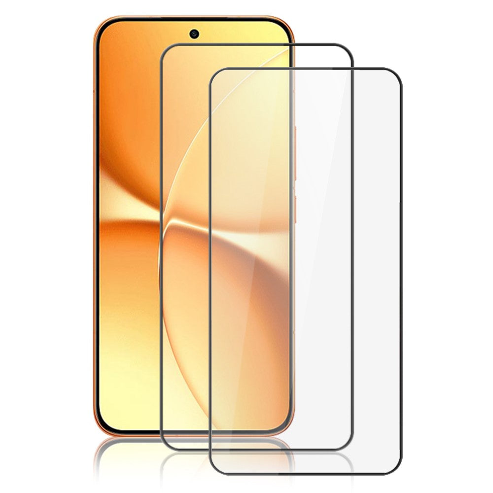 AMORUS 2Pcs For Xiaomi Redmi Turbo 5 Max 5G Full Screen Protector Shatterproof Silk Printing Full Glue Tempered Glass Film