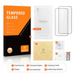 AMORUS 2Pcs For Xiaomi Redmi Turbo 5 Max 5G Full Screen Protector Shatterproof Silk Printing Full Glue Tempered Glass Film