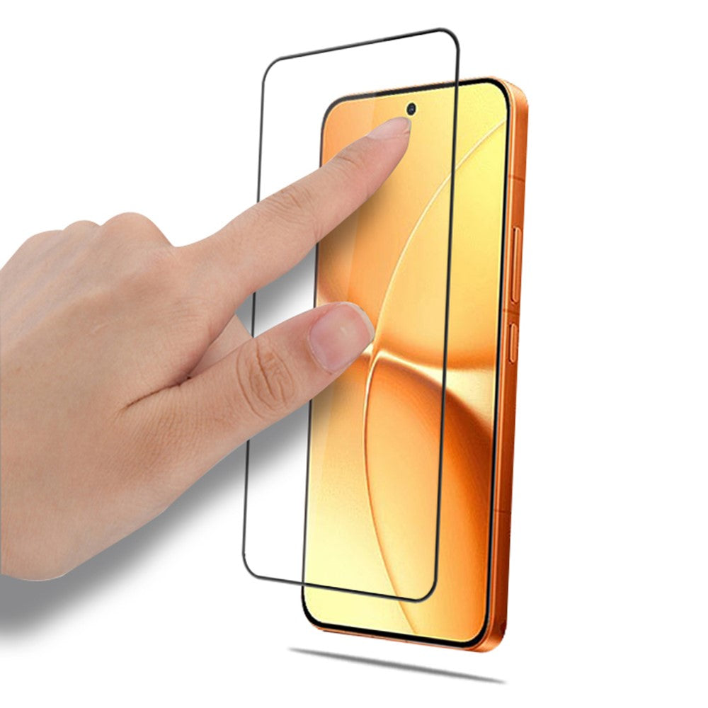 MOCOLO För Xiaomi Redmi Turbo 5 Max 5G Helskärmsskydd Anti-splitter Silk Print Helklister Härdat Glas Film