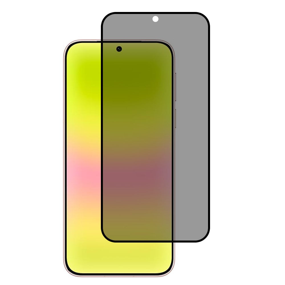 AMORUS För Huawei Pura 90 Pro 2.5D Anti-spion Helskärmsskydd Helklistrad Silkestryck Hög Aluminium-Kisel Glasfilm